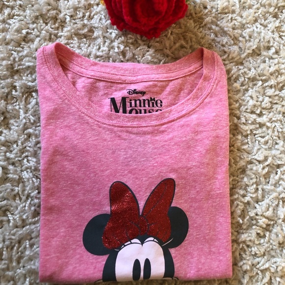 Disney Minnie Mouse Girl’s T-Shirt - Picture 2 of 7